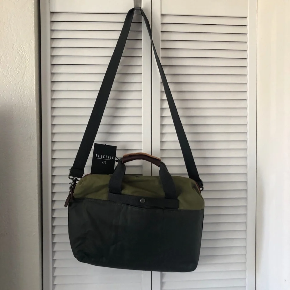 Electric Laptop bag olive green holds 15 inch laptop brand new with tags NWT